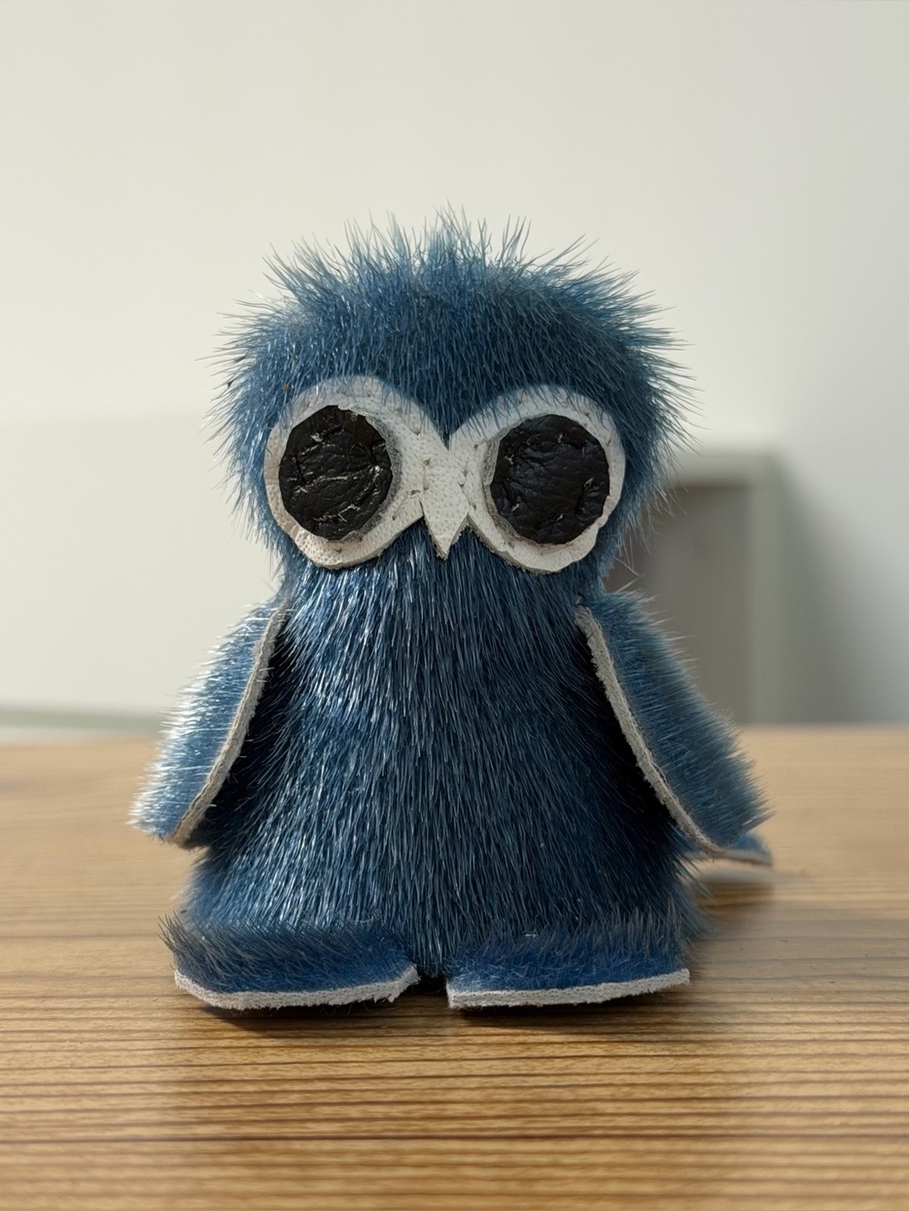 Ookpik Traditional Handmade Decorative Blue Owl Figure